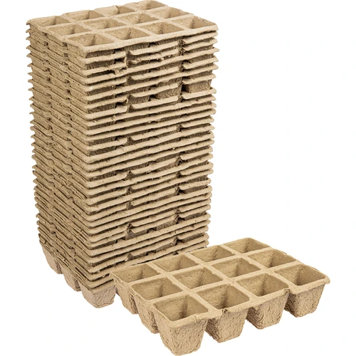 Χάρτινα γλαστράκια 4,5x5x4,5 cm, 30 τεμ.