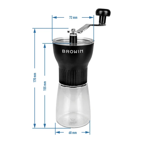 Χειροκίνητος μύλος καφέ με ρύθμιση άλεσης - 7