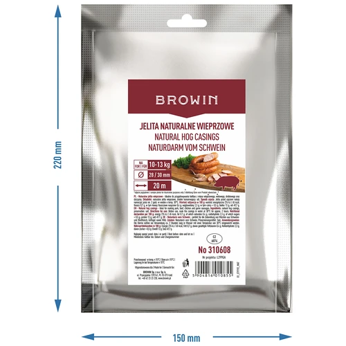 Χοιρινά έντερα 28/30 mm και προβίεια 18/20 mm - σετ - 11