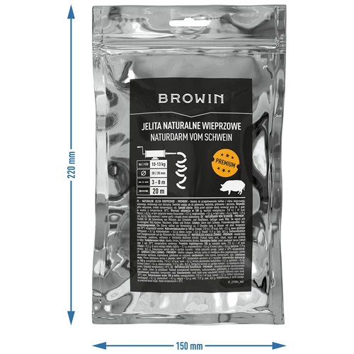 Χοιρινά έντερα premium 28/30 mm, 3-8 m, 20 m - 4