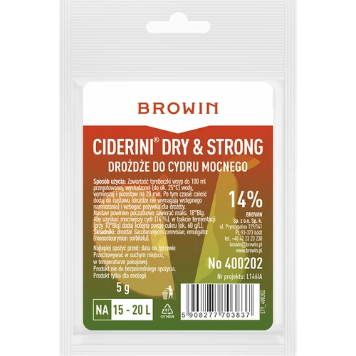 Ζύμες για μηλίτη Ciderini Strong, 5 g