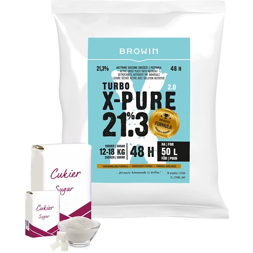 Ζύμες Turbo X-Pure 21,3%, 50 L - 4