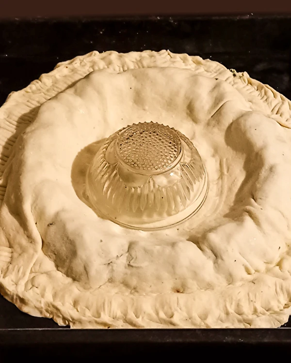 Αστέρι ζύμης με μαγιά και σπανάκι