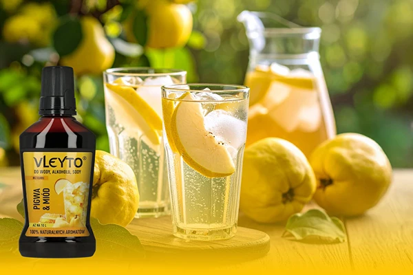 Sparkling Pigwa - δροσιστικό μη αλκοολούχο κοκτέιλ με νότες μελιού και κυδωνιού