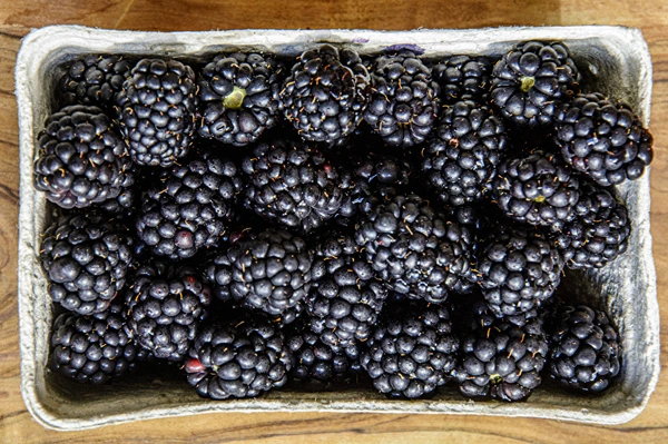 Σπιτικό ημίγλυκο κρασί από βατόμουρα