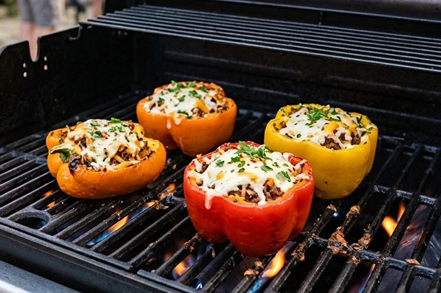 Browin Przepiśnik - Γεμιστές πιπεριές στο γκριλ αερίου