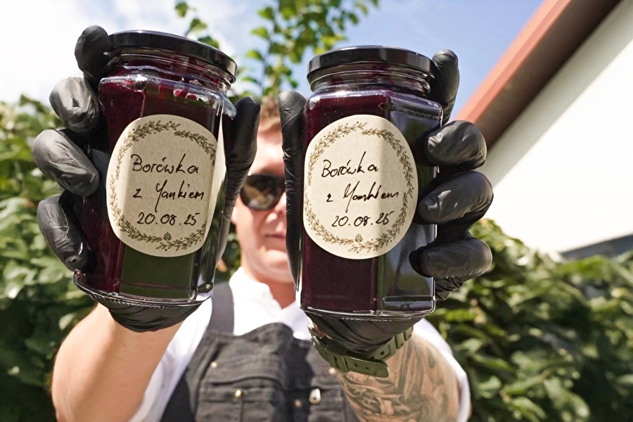 Μαρμελάδα από μύρτιλο με εσάνς Jänek-Majster