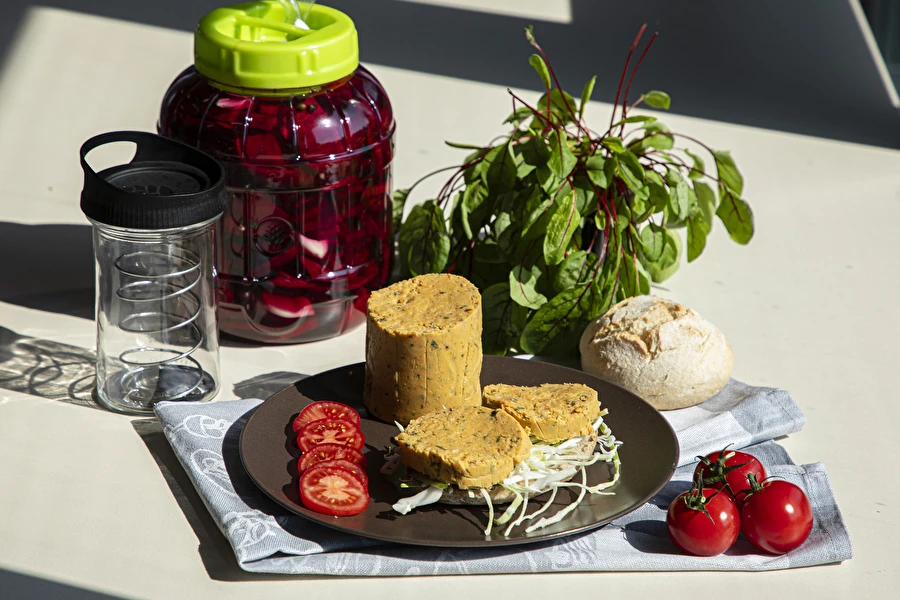 Πατέ από συσκευή παρασκευής ζαμπόν – χορτοφαγική εκδοχή